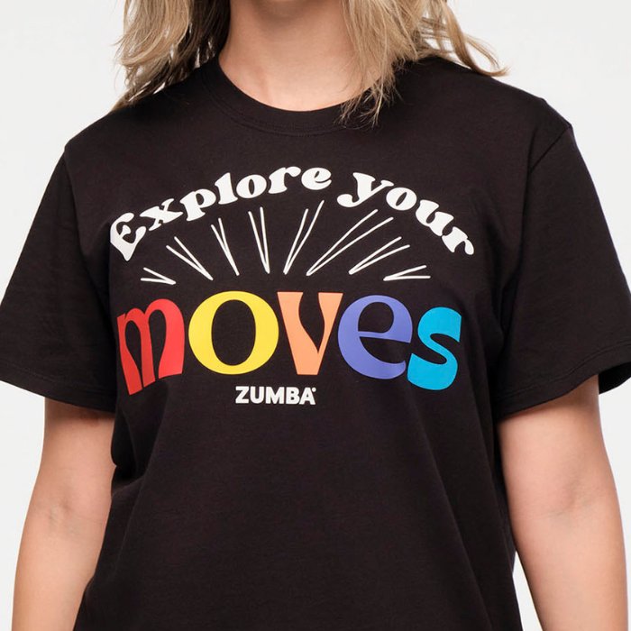 Koszulka z krótkim rękawem unisex Zumba Explore Instructor