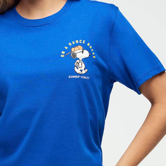 T-shirt niebieski Zumba X Peanuts