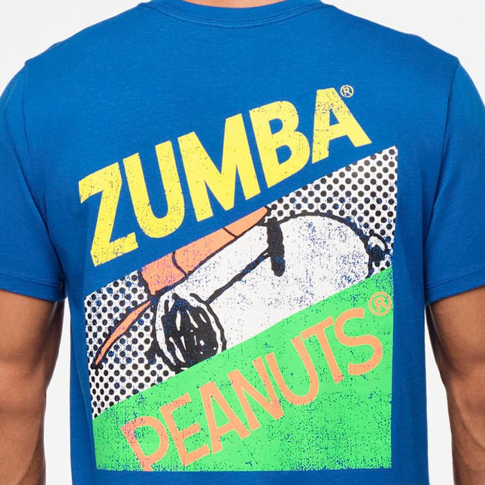 T-shirt niebieski Zumba X Peanuts