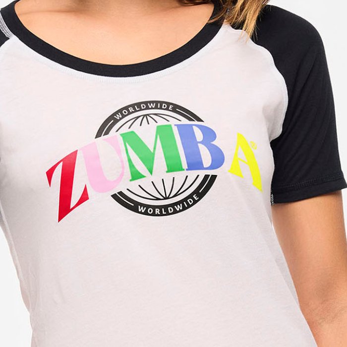 T-shirt biały Zumba Haus