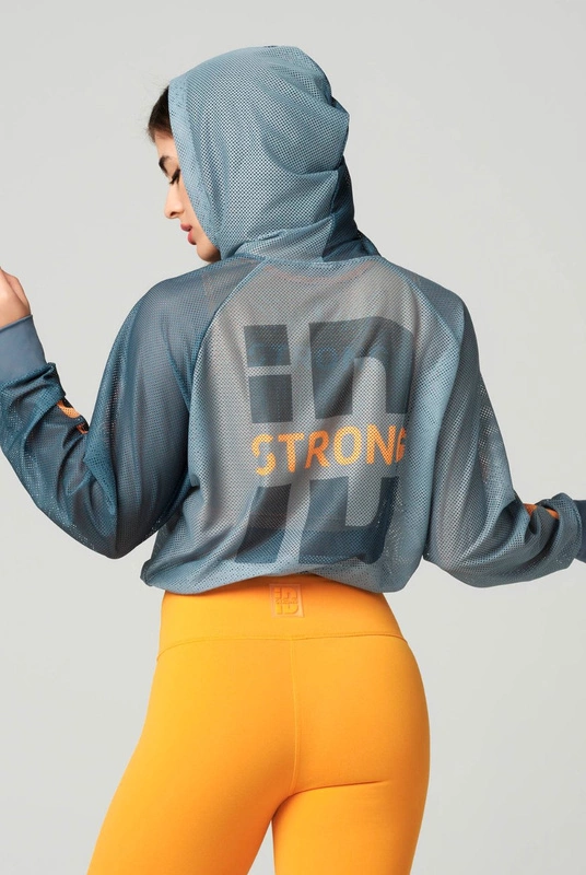 Bluza z perforowanego materiału STRONG iD