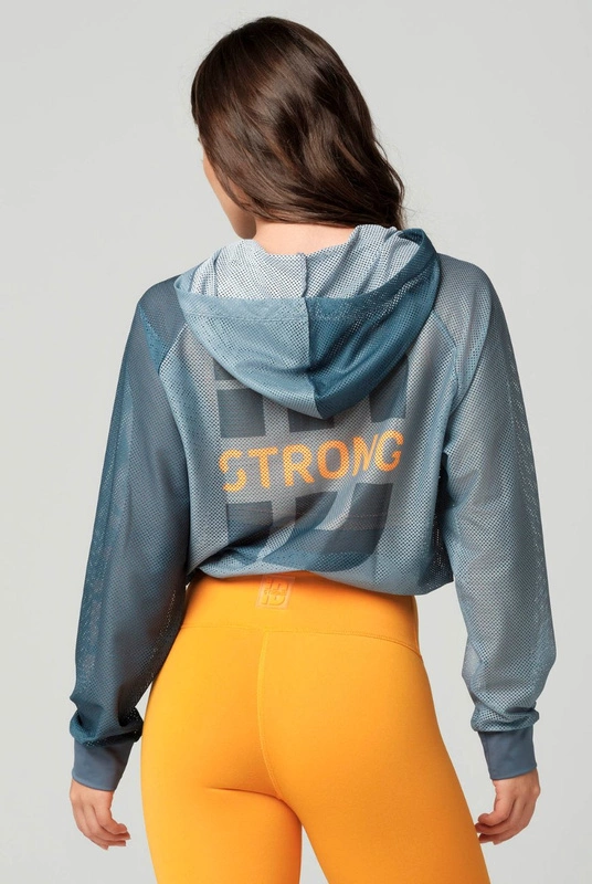 Bluza z perforowanego materiału STRONG iD