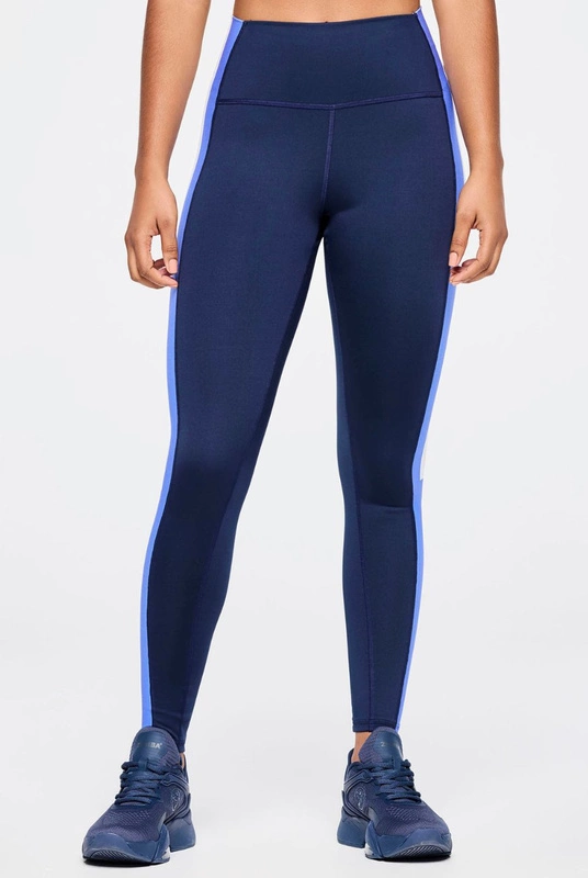 Legginsy z wysokim stanem granatowe Zumba Out Loud