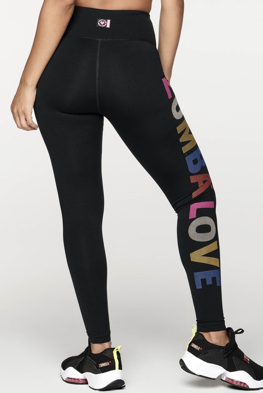 Legginsy sportowe z wysokim stanem Zumba Lovin