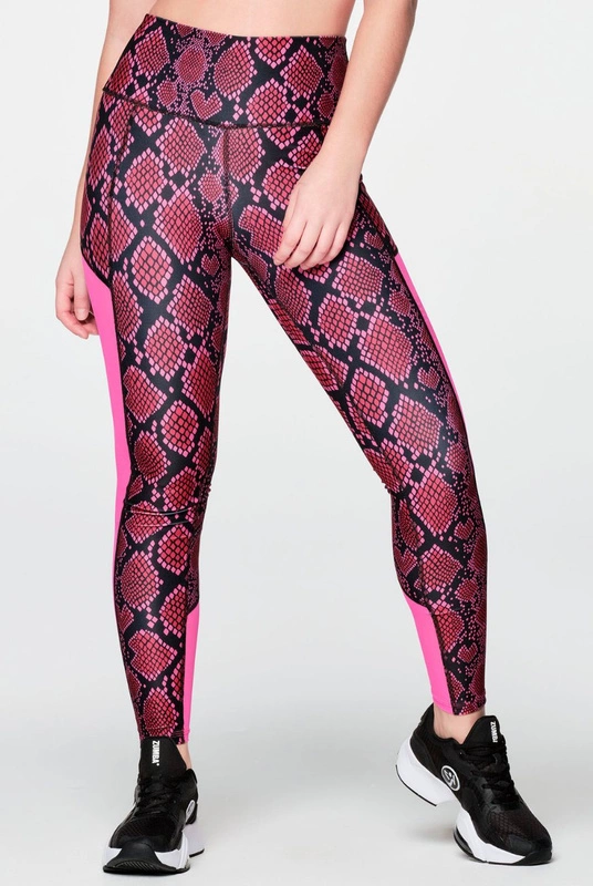 Legginsy z imitacją skóry węża Zumba Love