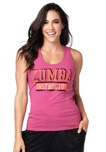 Koszulka sportowa różowa Zumba Dance Tribe Instruktor RBT