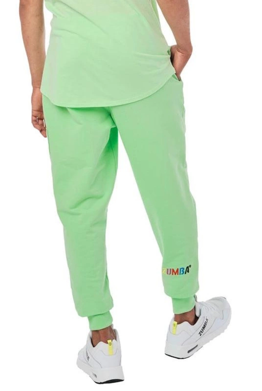 Spodnie dresowe joggery zielone Zumba In Motion