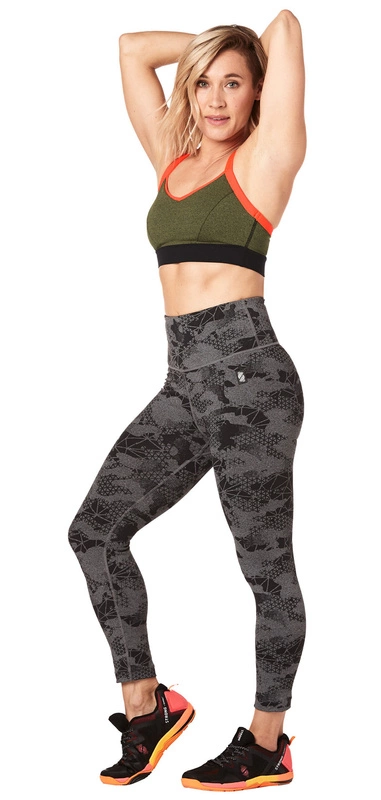 Leggings Camp Rep Crop Szare