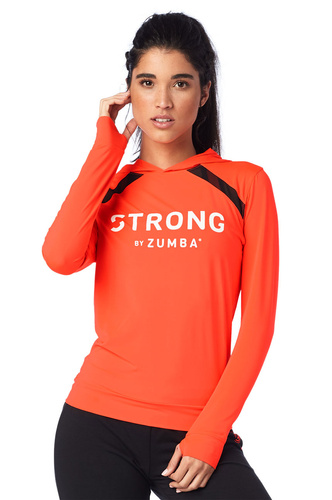 Bluza sportowa pomarańczowa STRONG Pullover Instruktor