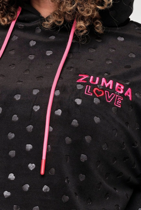 Bluza z kapturem, krótka Zumba Kiss 