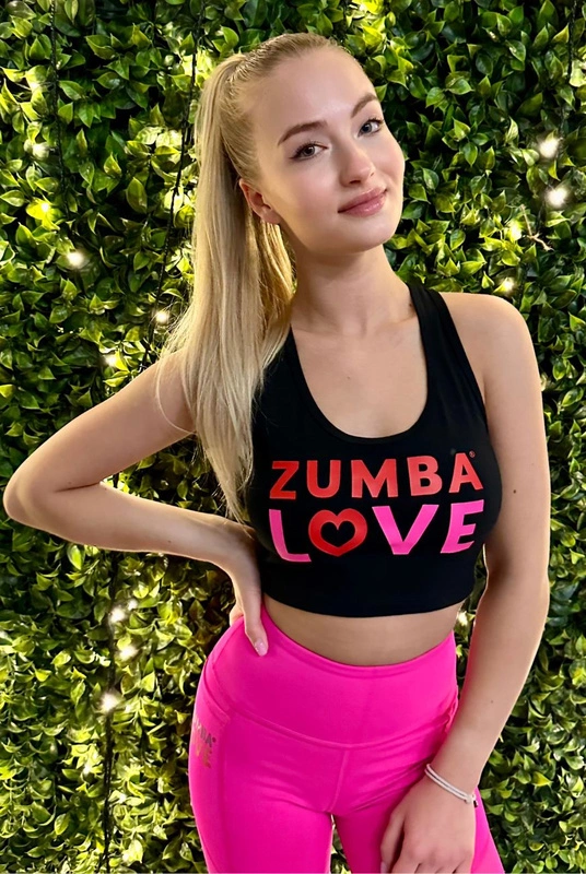 Koszulka na ramiączkach krótka Zumba Love 