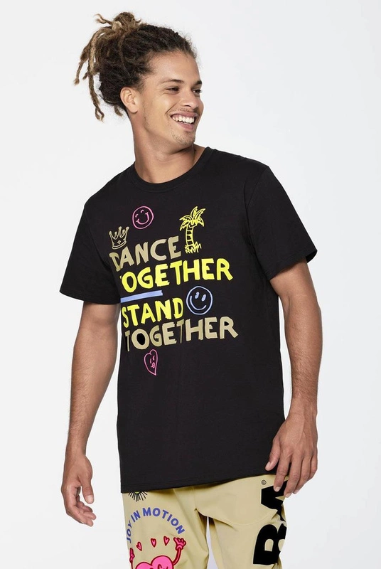 Koszulka T-shirt czarny Zumba Dance Together