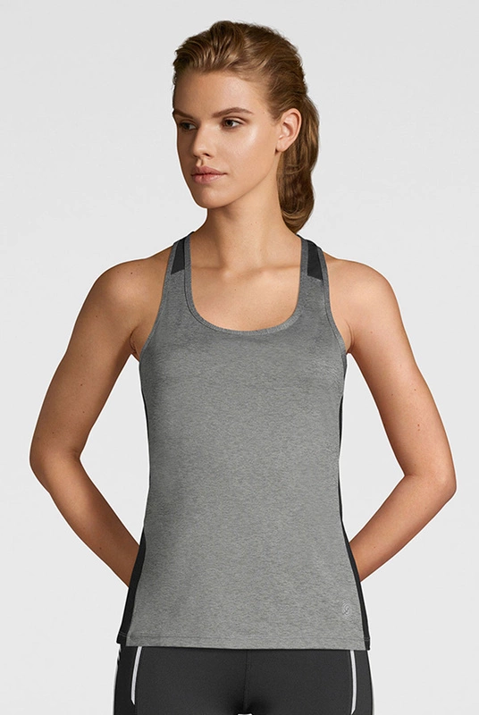 Koszulka damska sportowa szara STRONG ID Elastic T-Strap
