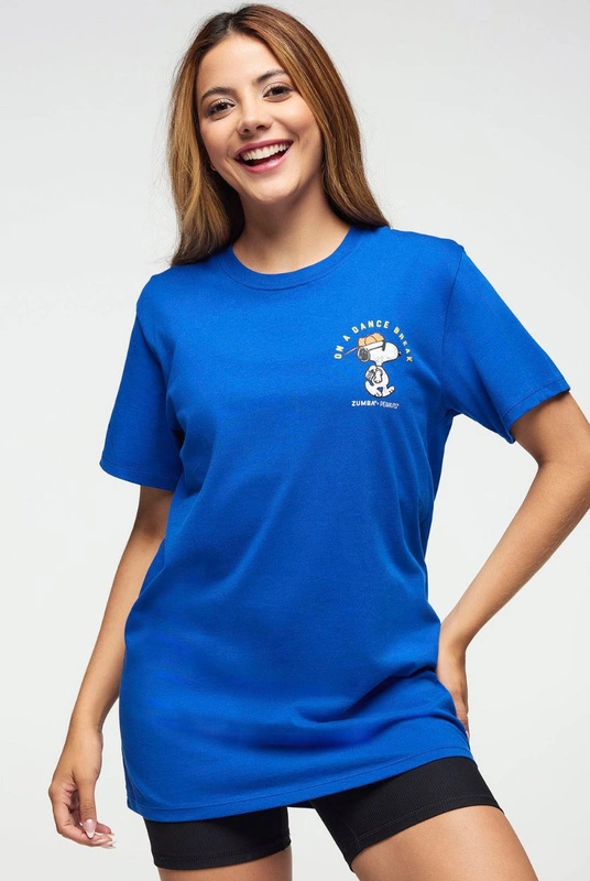 T-shirt niebieski Zumba X Peanuts