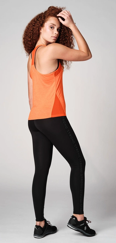 Koszulka damska sportowa z wstawkami z siatki typu slim fit STRONG ID Perfect Fit Essential