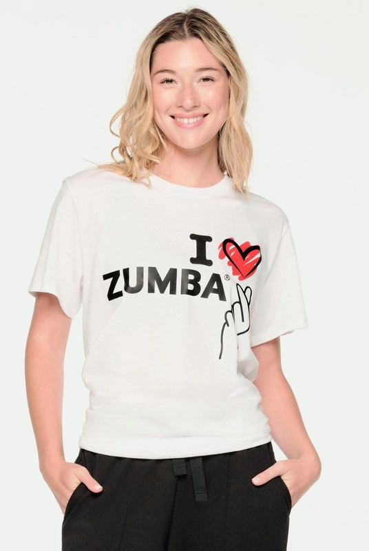 Koszulka z krótkim rękawem I Love Zumba 