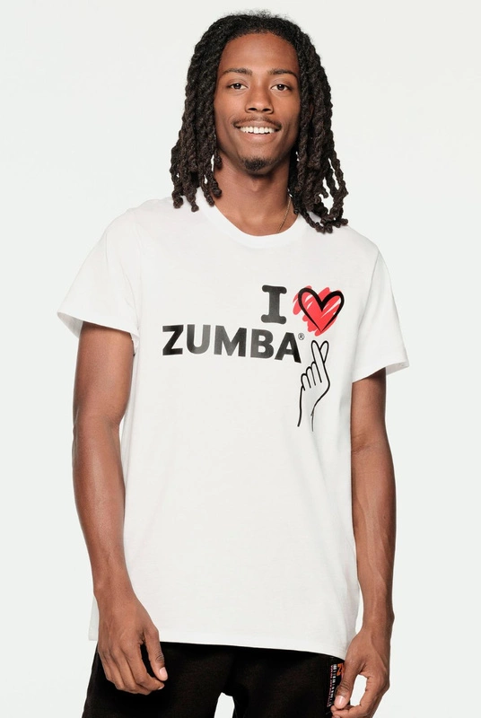 Koszulka z krótkim rękawem I Love Zumba 