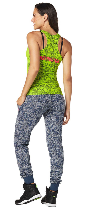 Koszulka sportowa zielona Zumba Celebrate Love RBT Instruktor
