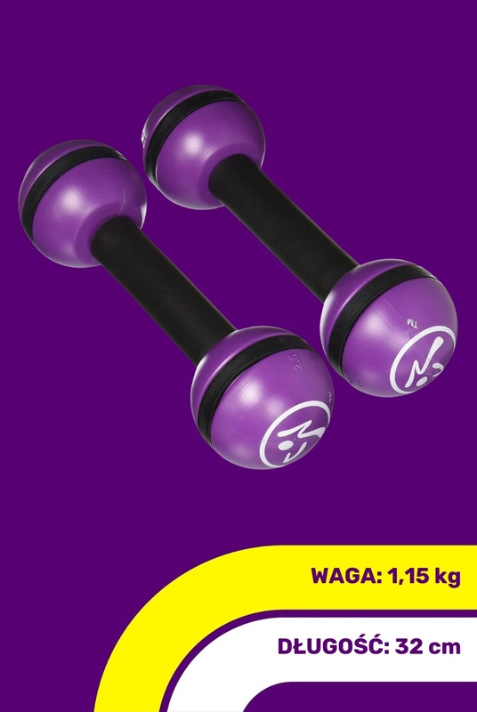 Ciężarki Zumba Toning Sticks 1,15 kg