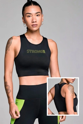 Crop top raceback STRONG iD