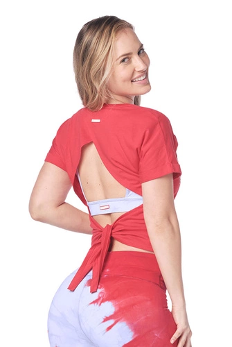 Koszulka z otwartymi plecami Zumba Dance Open Back