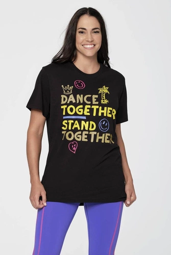 Koszulka T-shirt czarny Zumba Dance Together