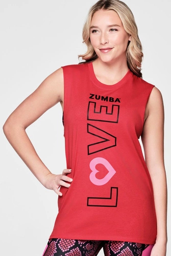 Koszulka na ramiączkach Zumba Kiss Muscle
