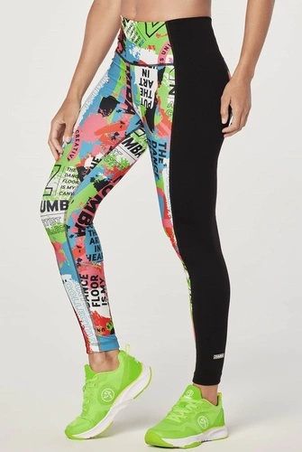 Legginsy z wysokim stanem multi Zumba Free To Create